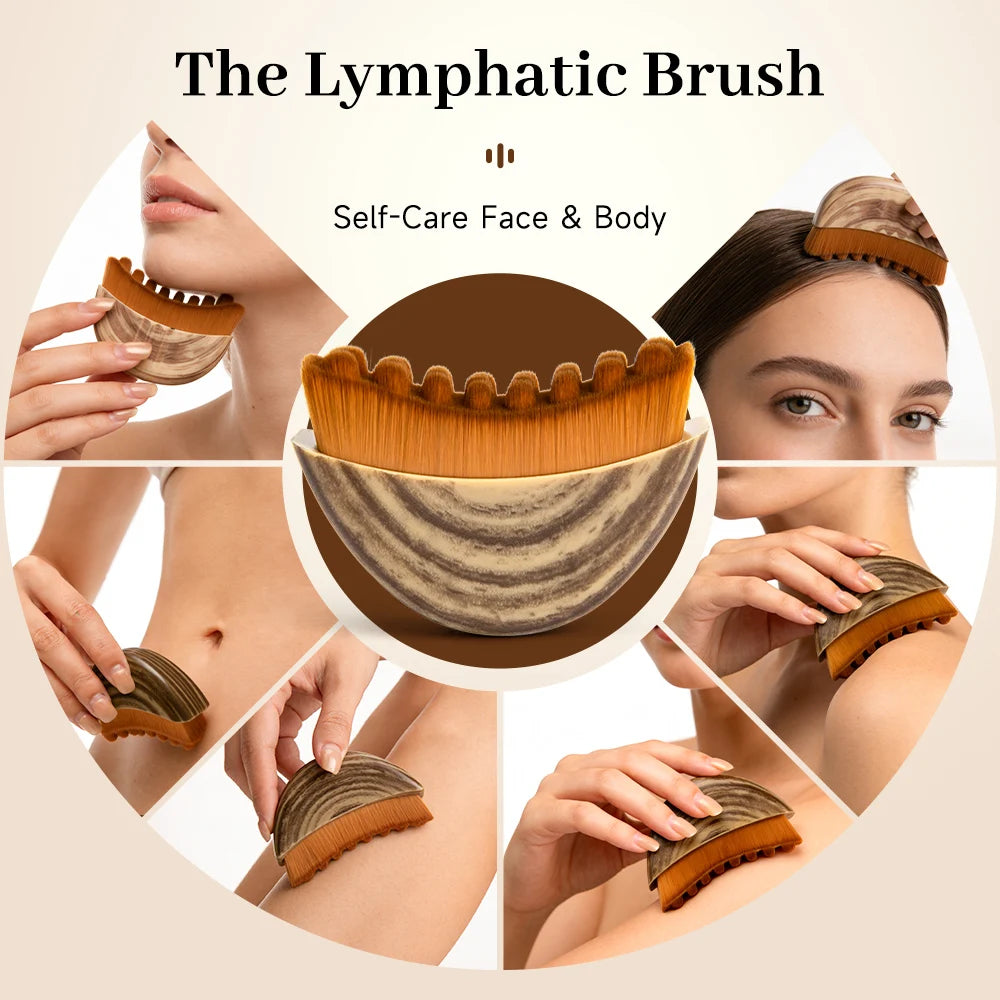 lymphatic drainage face brush