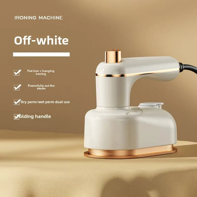 Travel Steam Iron in off-white