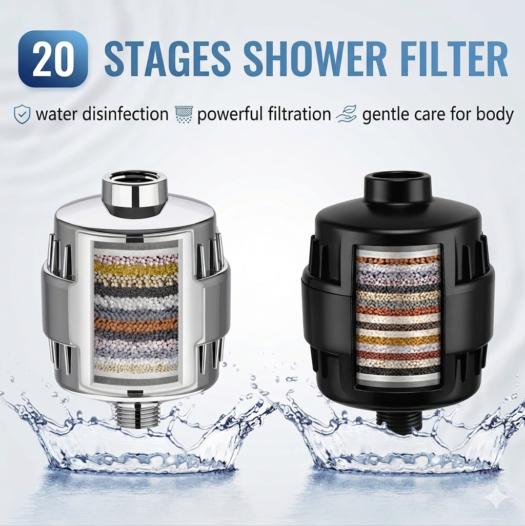 Shower Head Filter for Hard Water