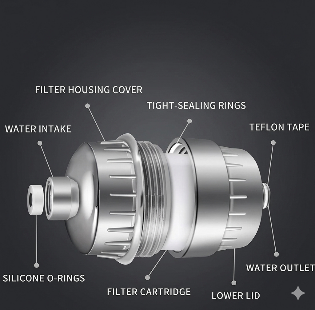 Shower Head Filter for Hard Water