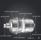 Shower Head Filter for Hard Water